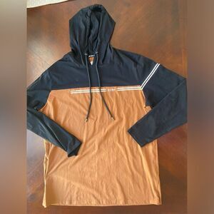 SOBK Men's long sleeve shirt with hood size L